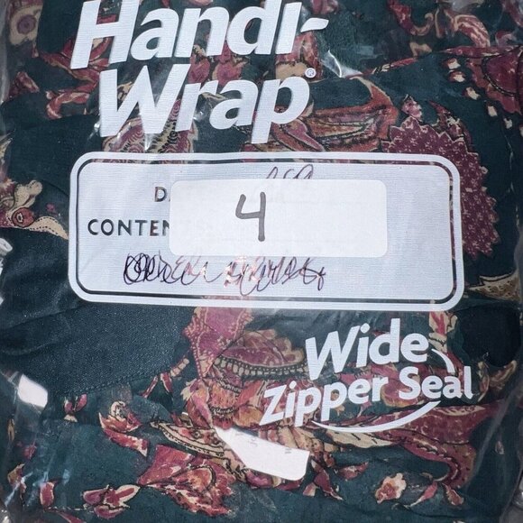 Band Of The Free Run The‎ World Pine Berry Paisley Empire Waist Midi Dress Small - Picture 12 of 12